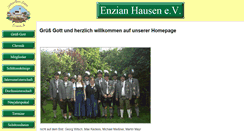 Desktop Screenshot of enzian-hausen.de