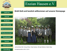 Tablet Screenshot of enzian-hausen.de